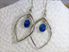 Midnight Gleam -Blue Australian Black Opal Doublet Earrings (Silver 925)