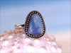 Mystic Haze -Multi Color Australian Crystal Opal Doublet Ring (Silver 925)